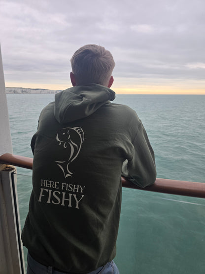 Adult Hoodie - Here Fishy Fishy