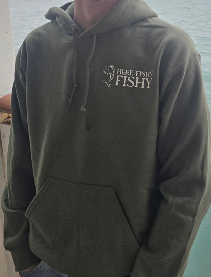 Adult Hoodie - Here Fishy Fishy